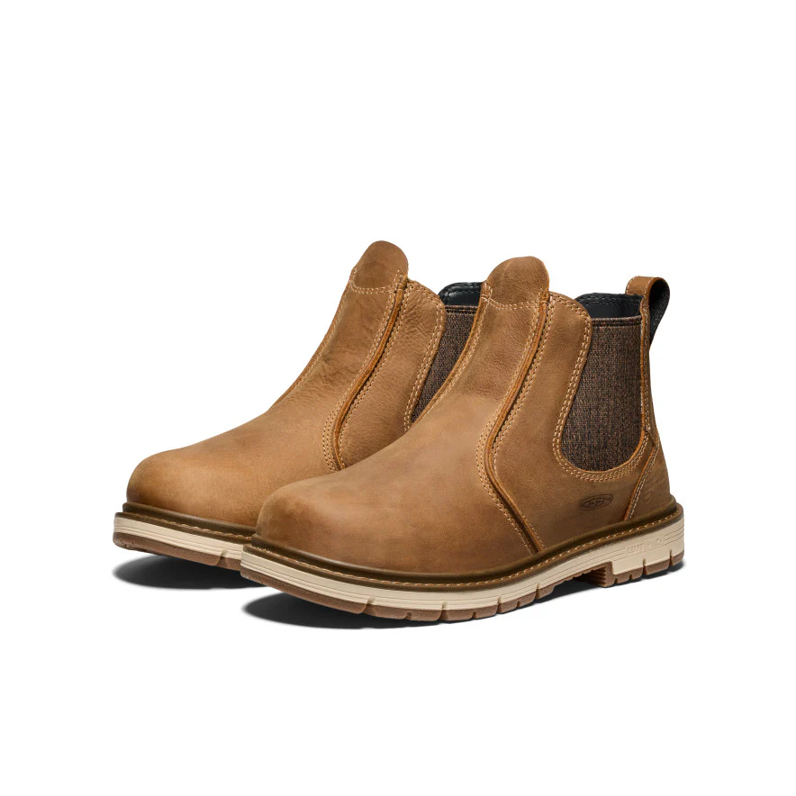 Women's San Jose Chelsea 90° Heel Boot (Soft Toe)  |  Belgian/Gum - Image 2