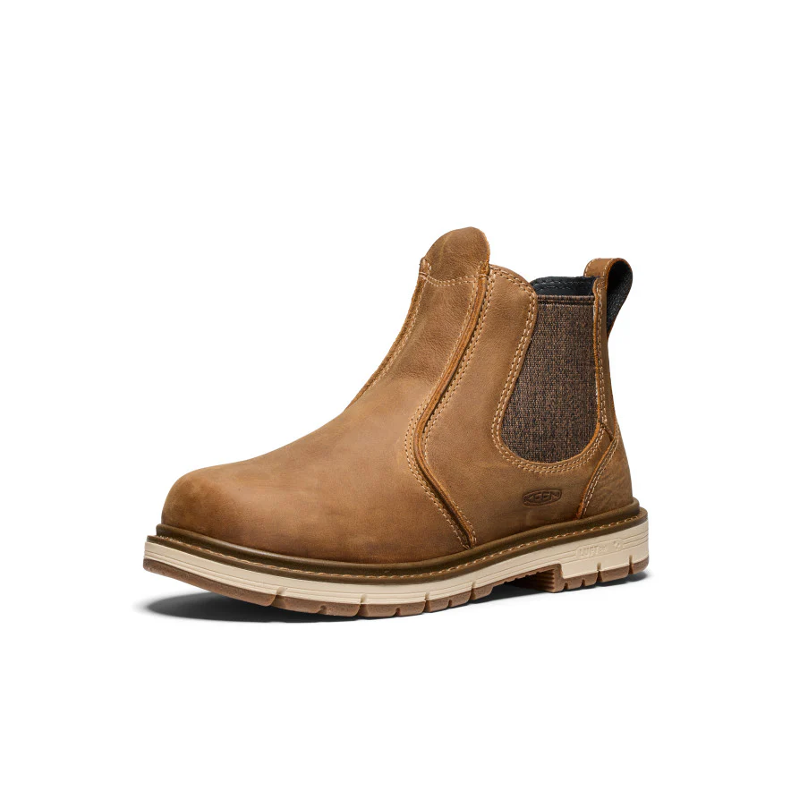 Women's San Jose Chelsea 90° Heel Boot (Soft Toe)  |  Belgian/Gum - Image 3