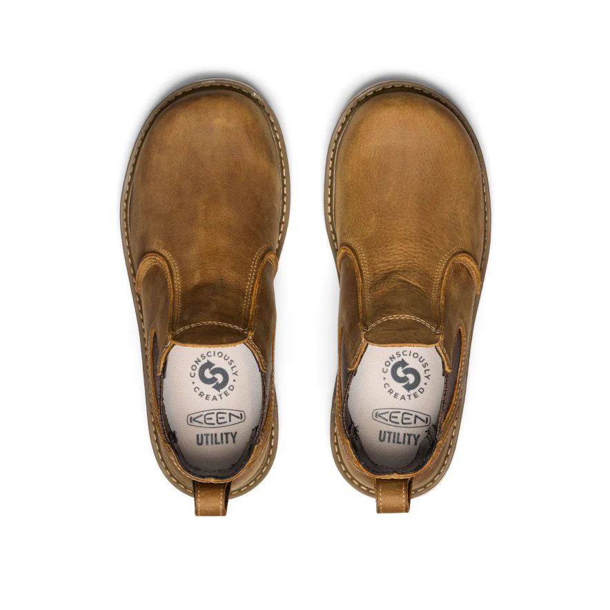 Women's San Jose Chelsea 90° Heel Boot (Soft Toe)  |  Belgian/Gum - Image 4