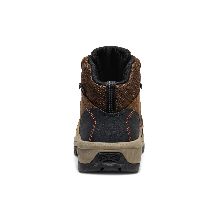 Women's Skokie Waterproof Work Boot (Carbon Toe) | Bison/Black - Image 5
