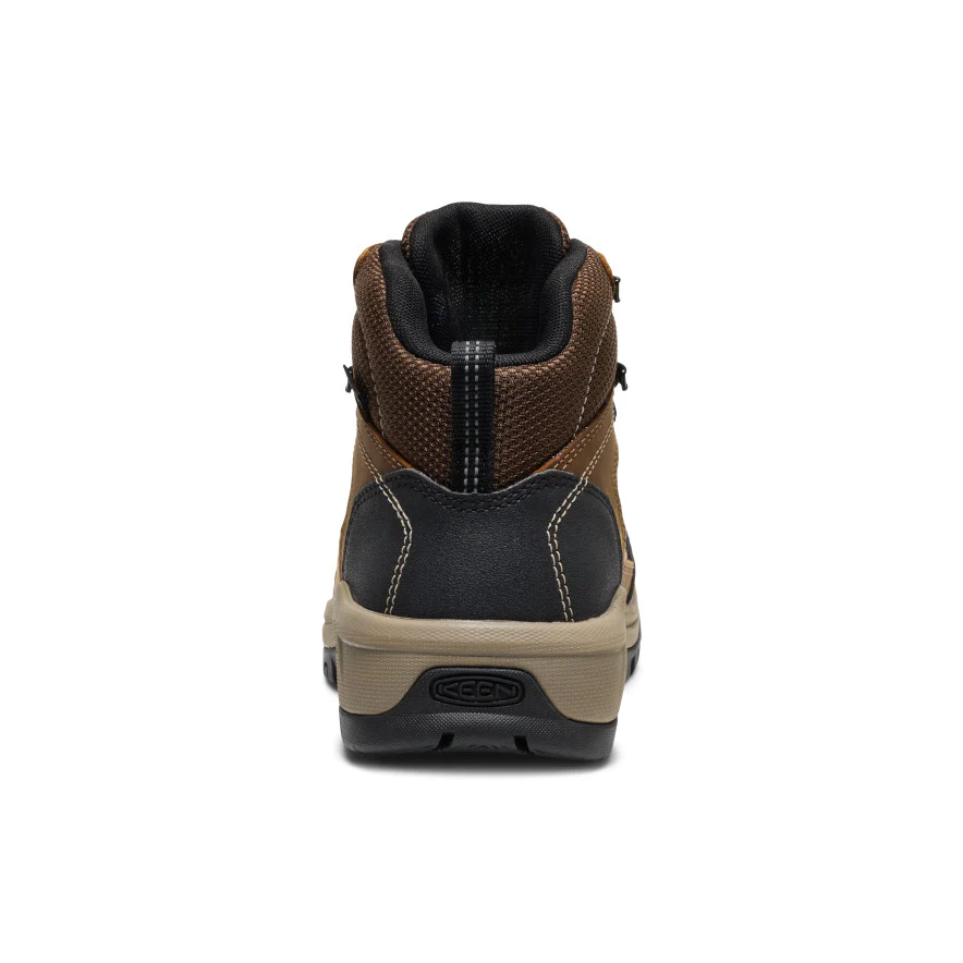 Women's Skokie Waterproof Work Boot (Soft Toe) | Bison/Black - Image 5