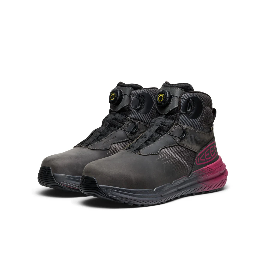 Women's Snapline CF Waterproof Boot (Carbon Toe)  |  Magnet/Black - Image 2