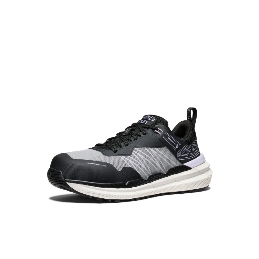 Women's Speedworks Work Sneaker (Carbon Toe)  |  Thistle/Black - Image 3