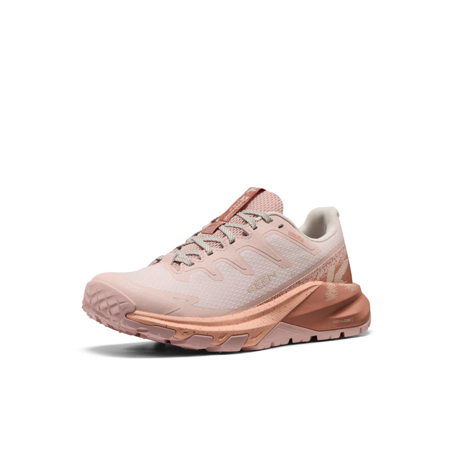 Women's Targhee Apex Waterproof Hiking Shoe  |  Cameo Rose/Peach Fuzz - Image 3