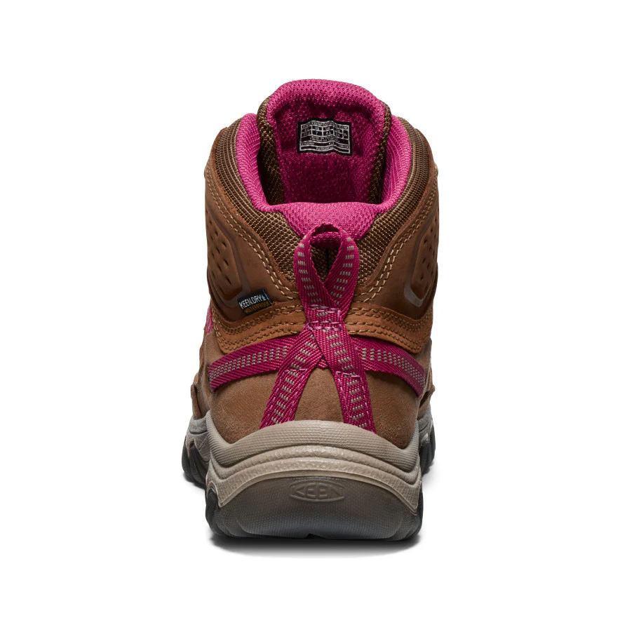 Women's Targhee IV Waterproof Hiking Boot | Bison/Beaujolais - Image 5