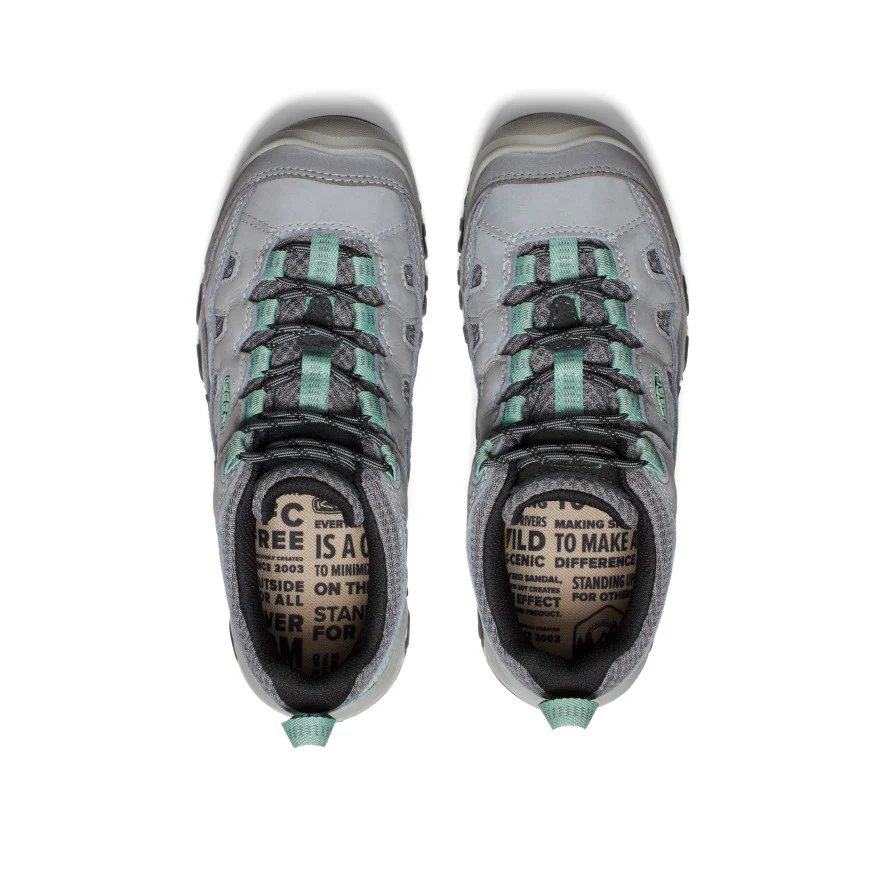 Women's Targhee IV Vented Hiking Shoe  |  Alloy/Granite Green - Image 4