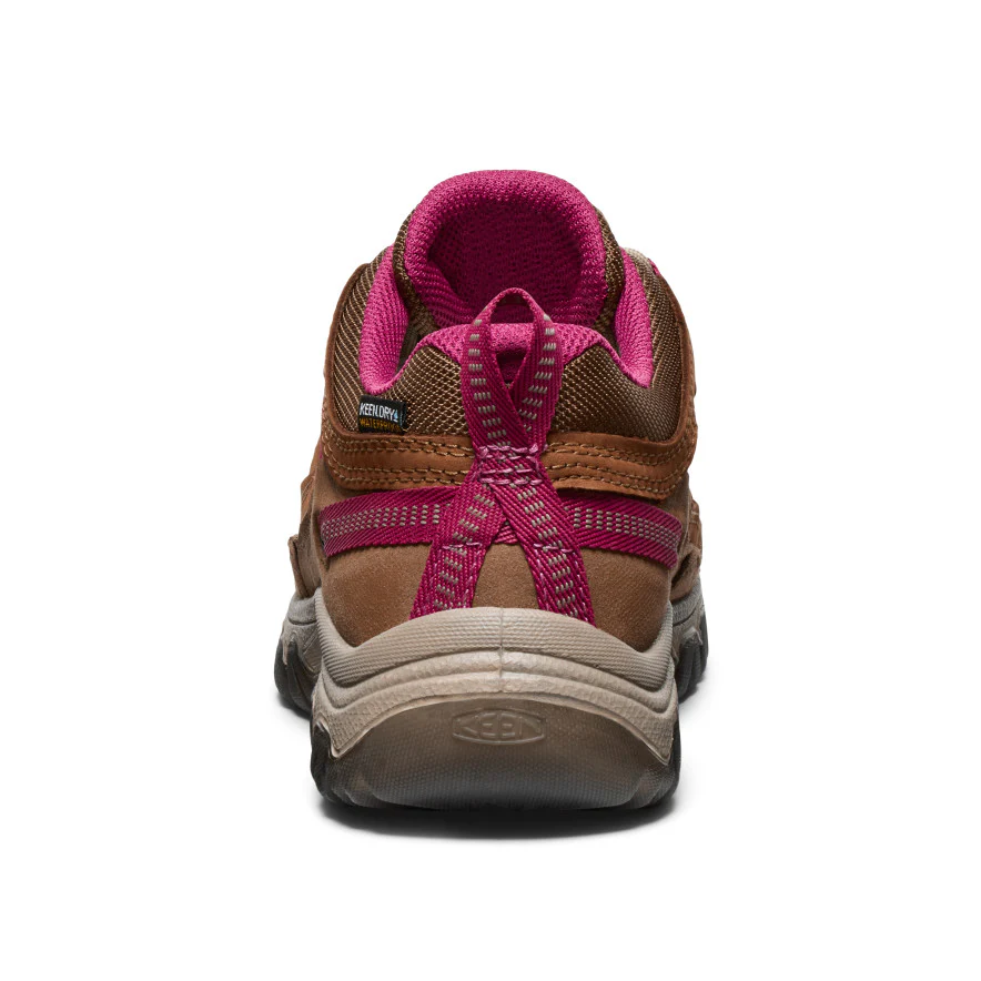 Women's Targhee IV Waterproof Hiking Shoe  |  Bison/Beaujolais - Image 5