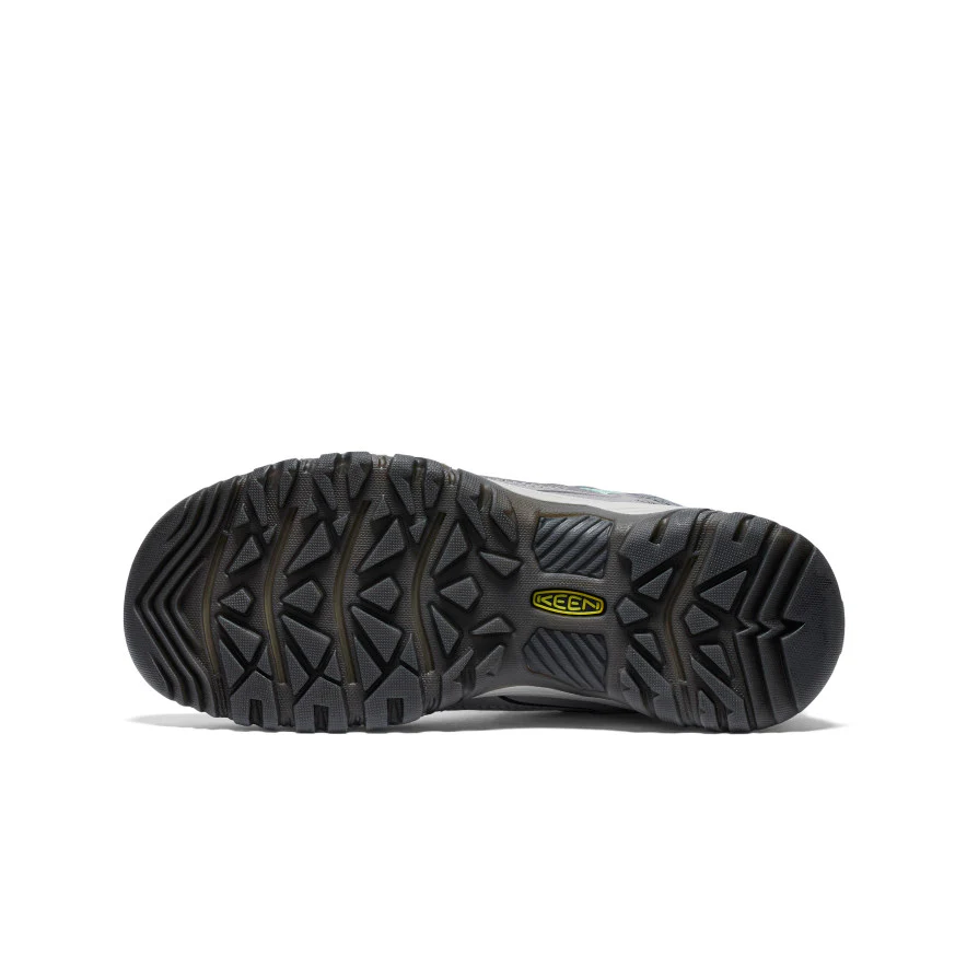 Women's Targhee IV Wide Waterproof Hiking Shoe | Alloy/Granite Green - Image 6