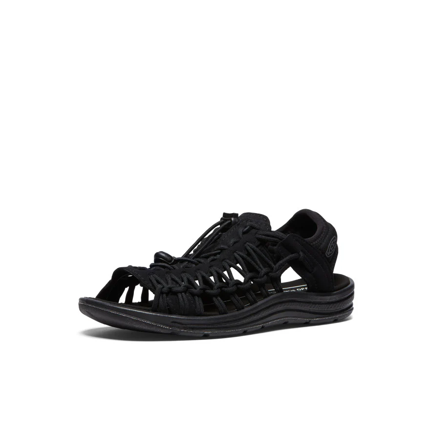 Women's UNEEK II Open-Toe Sneaker  |  Black/Black - Image 3