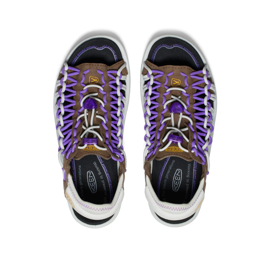 Women's UNEEK II Open Toe x emmi  |  Dark Earth/Tillandsia Purple - Image 4