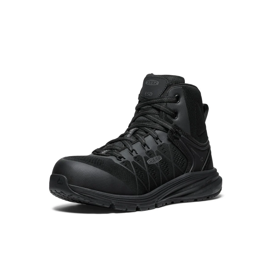 Women's Vista Energy Mid ESD (Carbon Toe) | Black/Black - Image 3