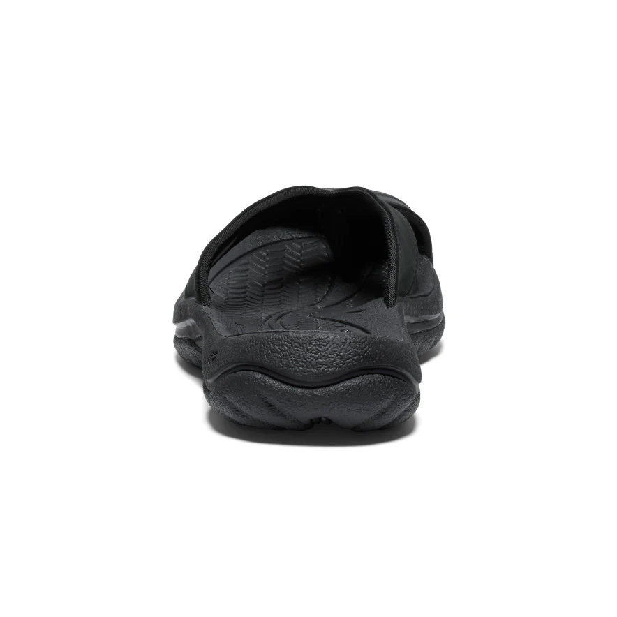 Women's Waimea Leather Flip-Flop  |  Black/Black - Image 5
