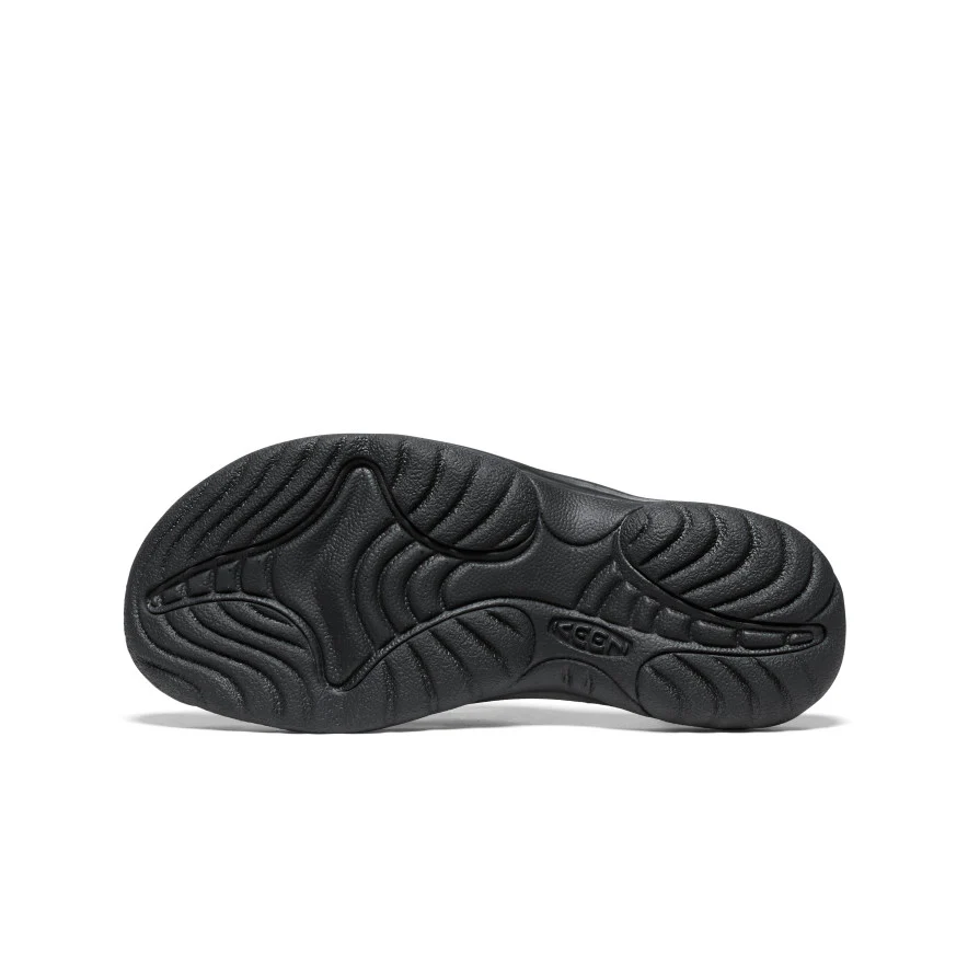 Women's Waimea Leather Flip-Flop  |  Black/Black - Image 6