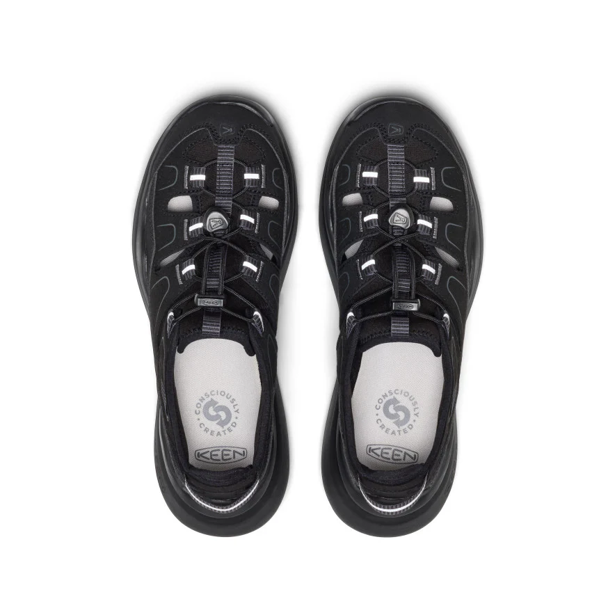 Women's WK450 Walking Sandal  |  Black/Black - Image 4