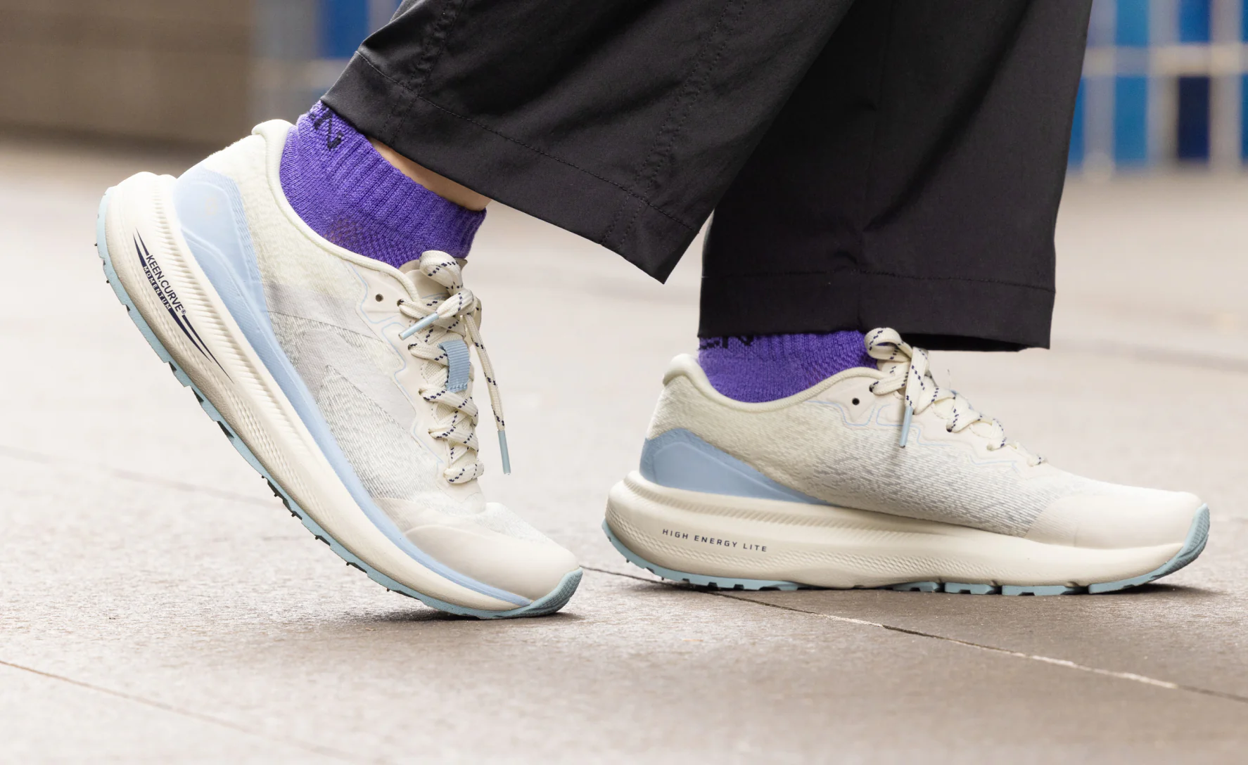 Women's WK500 Walking Shoe  |  Star White/Skyway - Image 7